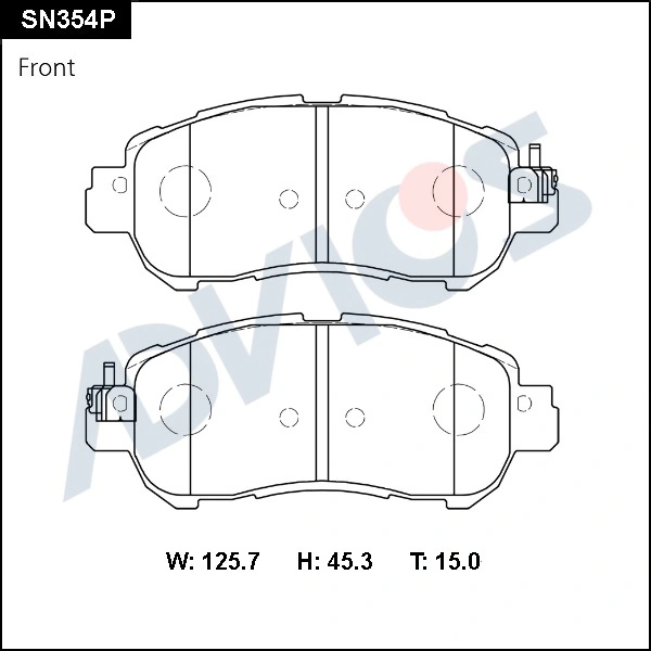 Передние тормозные колодки 162038 Power Stop
