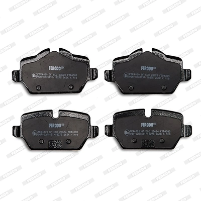 Купить FDB4383 Ferodo Колодки тормозные задние, дисковые
