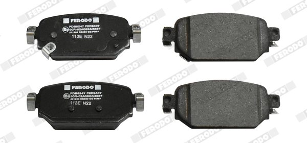 FDB5247 Ferodo Колодки тормозные дисковые комплект