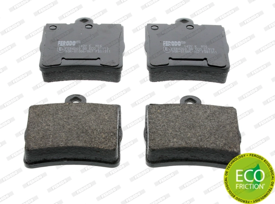 Колодки дисковые  Ferodo FDB1311 цена, от 21.28 USD
