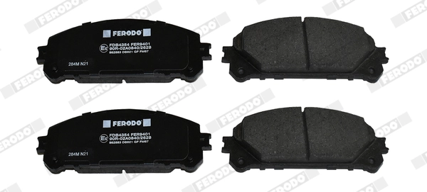 FDB4354 Ferodo Колодки передние