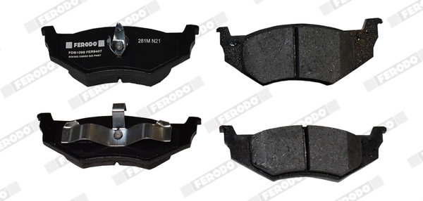 Колодки дисковые  Ferodo FDB1099 цена, от 29.87 USD
