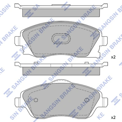 V401680 Vemo Колодки передние