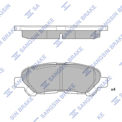 Колодки дисковые  Toko cars T2215045L цена, от 30.52 USD