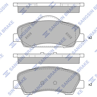 6005655 Kraft Колодки передние