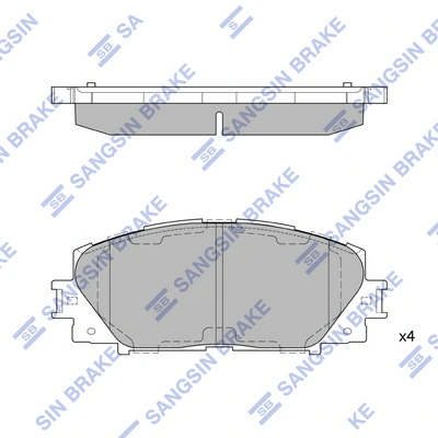 Колодки Hankook Frixa FPE130 цена, от 15.11 USD