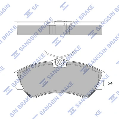 Колодки Sfec BP000668 цена, от 16.91 USD