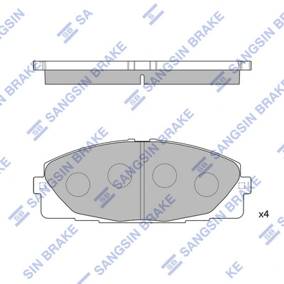 QF0004S Q-top Колодки передние