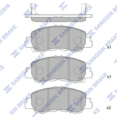 Купить PN3816 Nibk Колодки тормозные