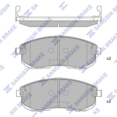 Купить HP3012 Dayco Колодки тормозные