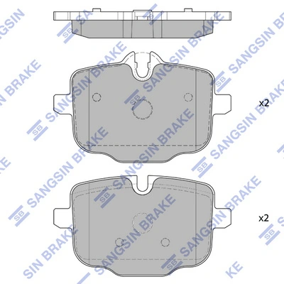 Задние дисковые колодки VALEO 302555