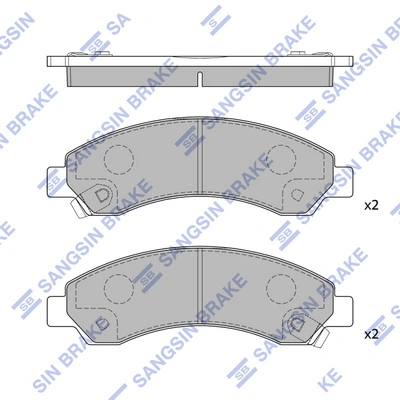 Колодки передние на Great Wall Hover  CC646