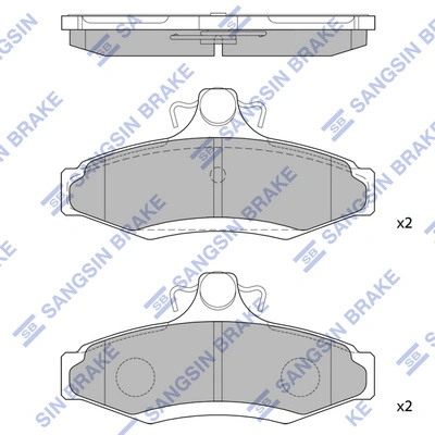 Колодки дисковые  AMP/Paradowscy BR1102 цена, от 10.85 USD