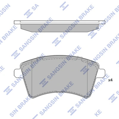 1675994880 Peugeot/Citroen Колодки передние