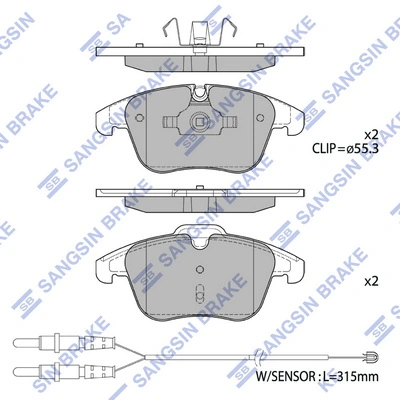 Тормозные колодки Polcar S700560