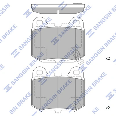 Колодки дисковые  Renault (RVI) 44060CD094 цена, от 24.63 USD