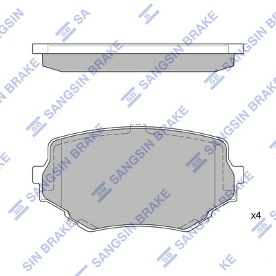 Купить CJ1801LD Lamda Колодки тормозные
