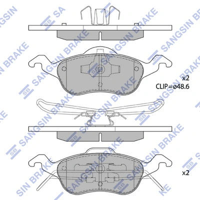Тормозные колодки General Motors 1520144