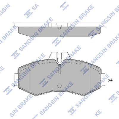 Колодки Mercedes Vito I фургон (638) (1997 - 2003) цена, от 20.58 USD