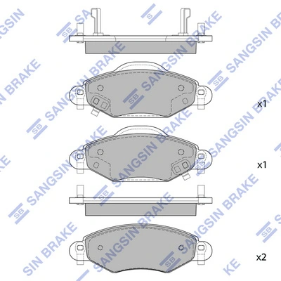Тормозные колодки Mintye MP3583