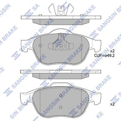 7711946199 Nissan/Infiniti Колодки передние