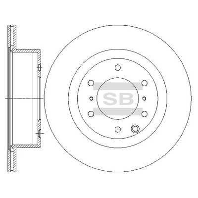 Disco do freio traseiro Mitsubishi Pajero KH