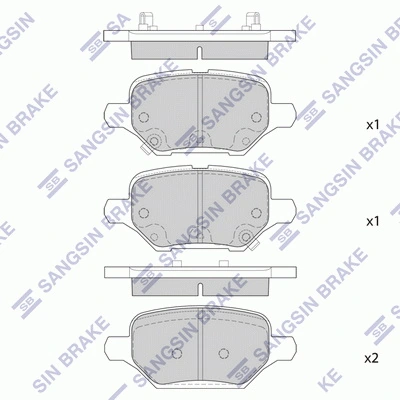 Купить 986424895 Bosch Колодки тормозные задние, дисковые
