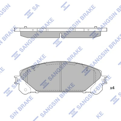 Купить Передние тормозные колодки Лексус РХ 270/350/450H AGL10, GGL15, GYL15