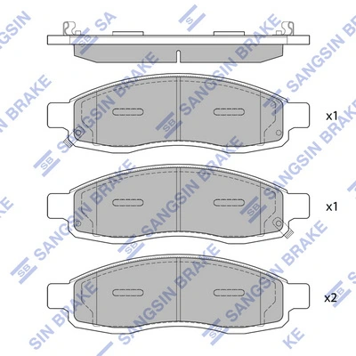 QF0385S Q-top Колодки передние
