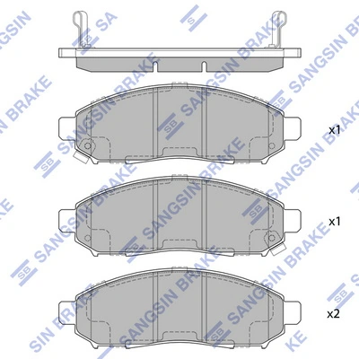 Купить 161548 Power Stop Колодки тормозные