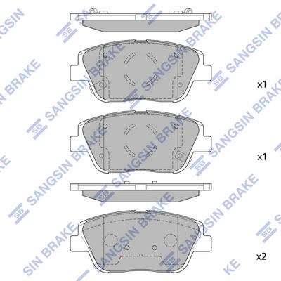 Купить 8550502603 Renault (RVI) Колодки тормозные