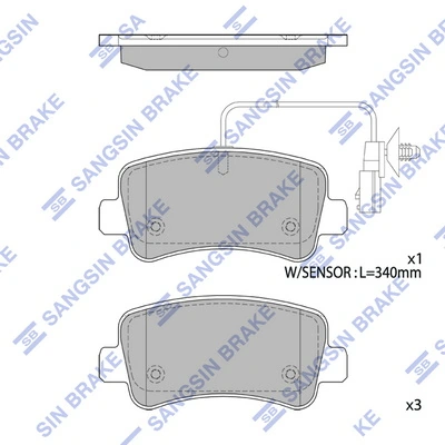 Колодки дисковые  Polcar S701581 цена, от 20.95 USD