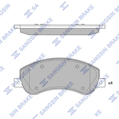 Купить Передние тормозные колодки Фольксваген АМАРОК  2HA, 2HB, S1B, S6B, S7A, S7B