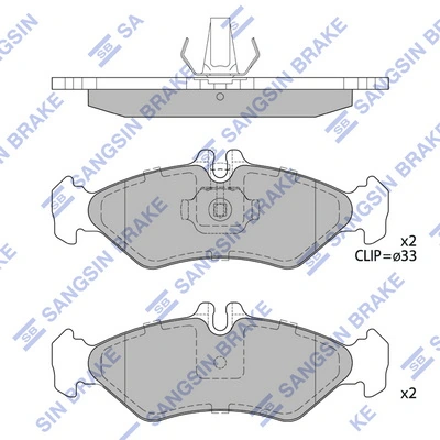 FT133717 FTE Колодки тормозные дисковые комплект
