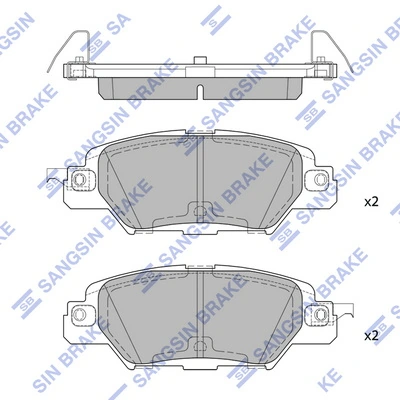 Колодки дисковые  Mazda KBY62648Z цена, от 34.28 USD