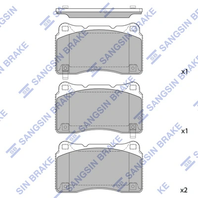 Купить 13329562 Opel Колодки тормозные