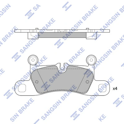Купить 986495371 Bosch Колодки тормозные задние, дисковые