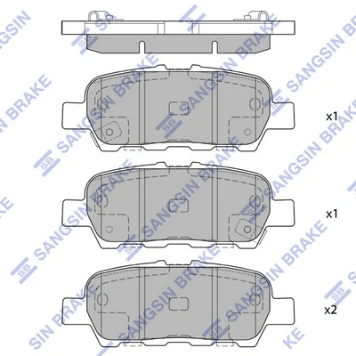 Колодки дисковые  Suzuki Grand Vitara внедорожник (JB) (2005 - 2026) цена, от 24.99 USD
