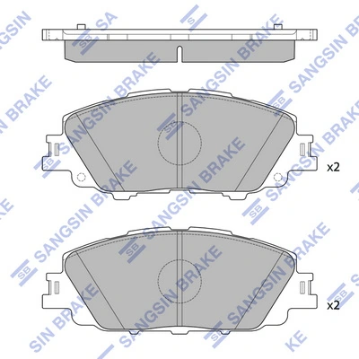GK1491 CTR Колодки передние