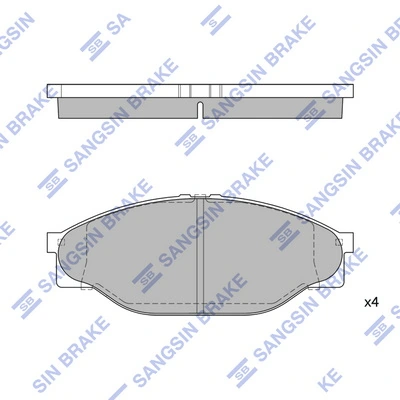 Купить QF0053E Q-top Колодки тормозные