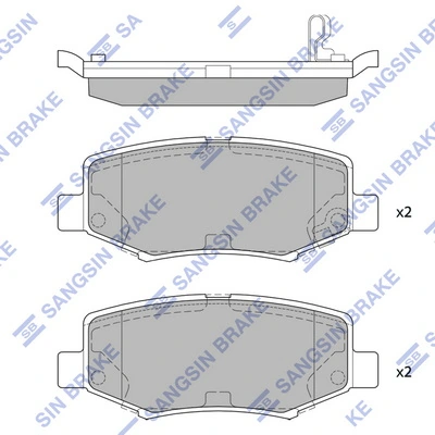 Колодки дисковые  Fiat/Alfa/Lancia K68003776AA цена, от 22.38 USD