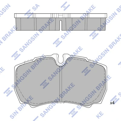 Купить 42560080 Iveco Колодки тормозные задние, дисковые