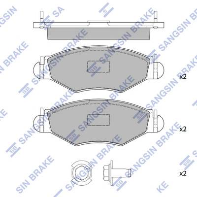 Тормозные колодки Maxgear 6516