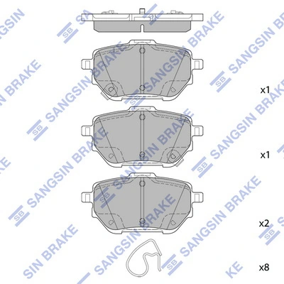 Купить CKT192 CTR Колодки тормозные задние, дисковые
