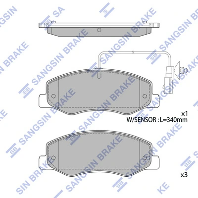 4406000Q1K Nissan/Infiniti Колодки тормозные дисковые комплект