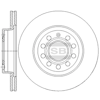 Передний тормозной диск EBC Brakes GD1200