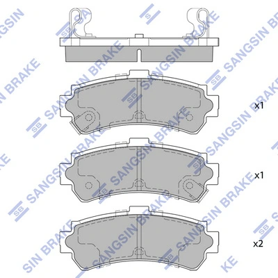 Колодки дисковые  Toko cars T2214037LD цена, от 10.71 USD