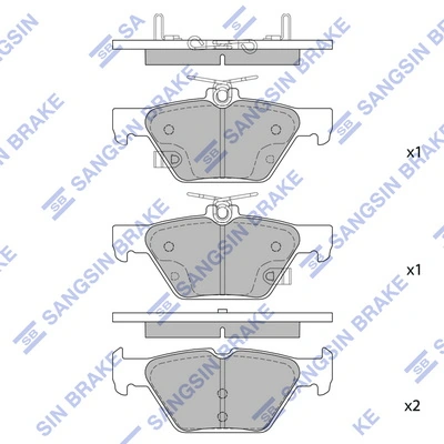 Купить 986494836 Bosch Колодки тормозные задние, дисковые