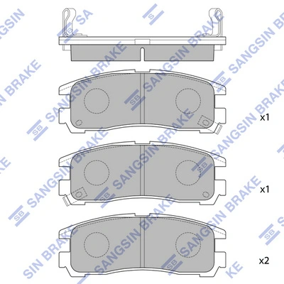 Купить 1016HP0004 Great Wall Колодки тормозные задние, дисковые