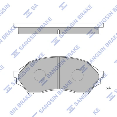 Передние тормозные колодки GDB3193S TRW